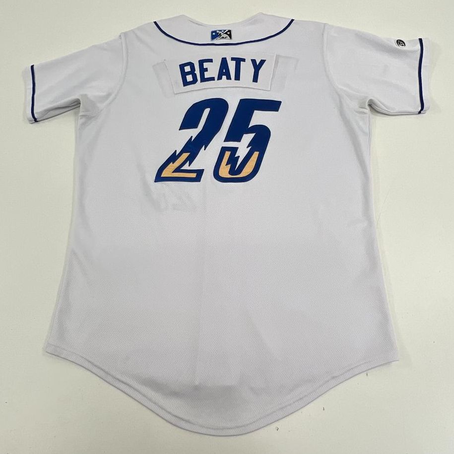 OT Sports Omaha Storm Chasers Matt Beaty #25 Baseball Jersey Men's Size 46