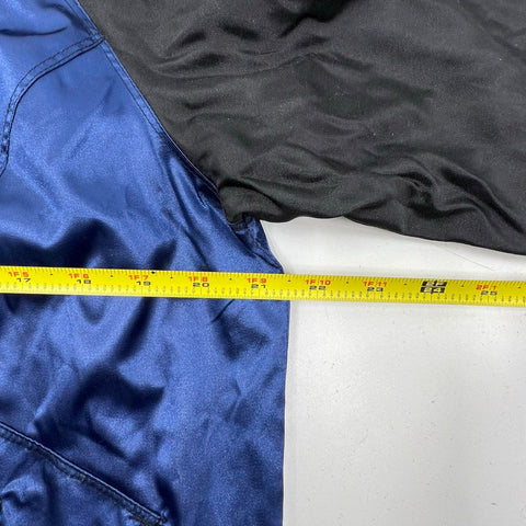 Reebok NHL Women's Blue Black Tampa Bay Lightning Satin Bomber Jacket XL NWT