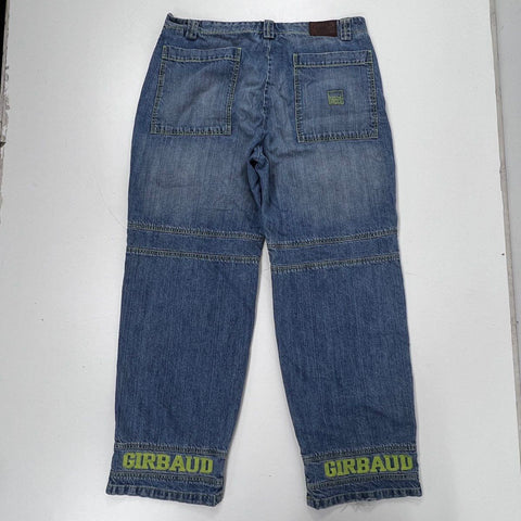Vintage Y2K Marithe Francois Girbaud Men's Baggy Shuttle Tape Jeans Blue Sz 40M