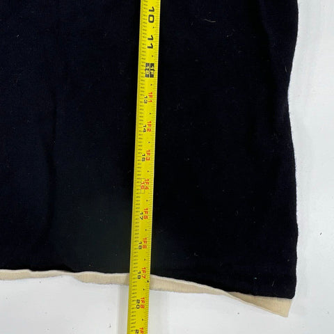 Escada Women's Vintage 90s Wool Sweater Set Black Mismatched Sz 38 44