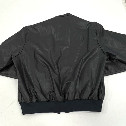 Vintage 80s Pla-Jac Union Pacific System Satin Bomber Jacket Made in USA Sz XL