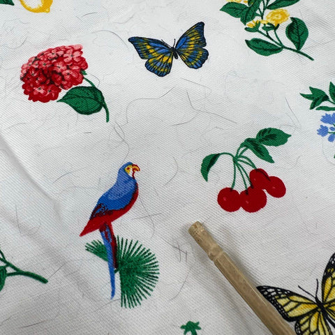 NWT Ann Taylor Women's Butterfly Garden Tie Shoulder Midi Dress Floral Sz 12