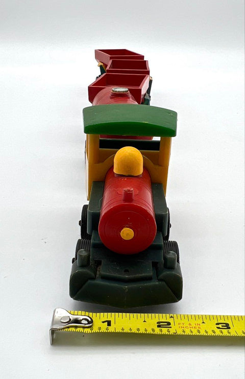 Jean Plastic Toy Train Set Lot 5 Vehicles Vintage West Germany