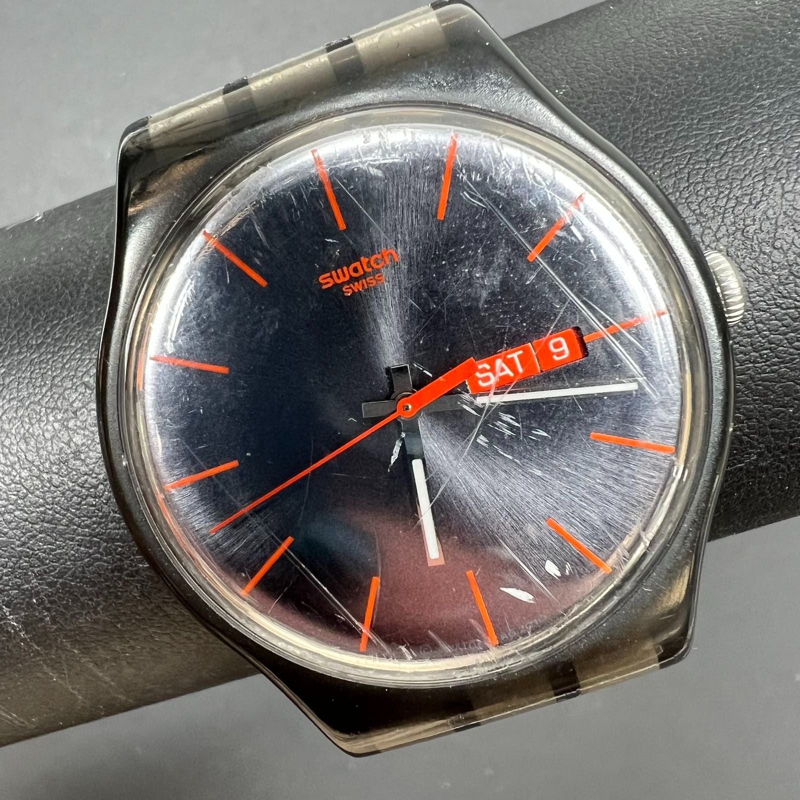 Swatch Watch New Gent Warm Rebel Working!