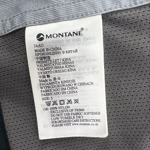 Montane Men's Alpine Pro Jacket Navy Blue Gore-Tex Hooded Rain Shell Sz S