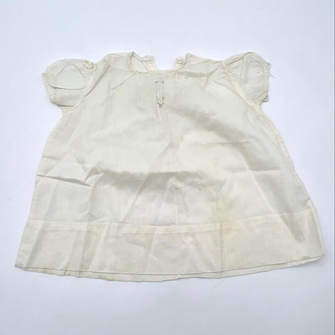 Vintage Lot 5 Baby Girls Dresses White Blue Lace Ruffle Pintuck Infant