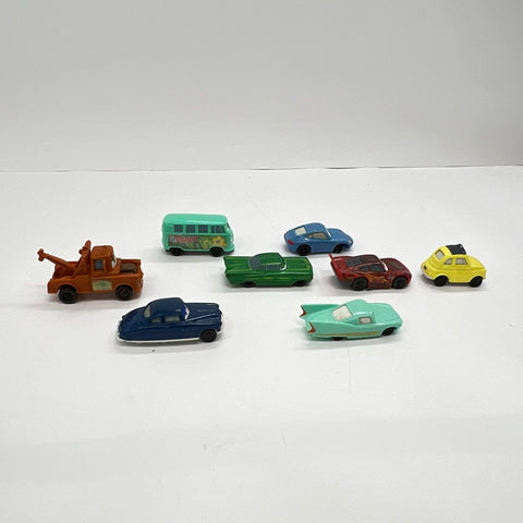 McDonalds Disney Pixar Cars Toy Car Lot 8 Vehicles Mater McQueen Luigi Sally