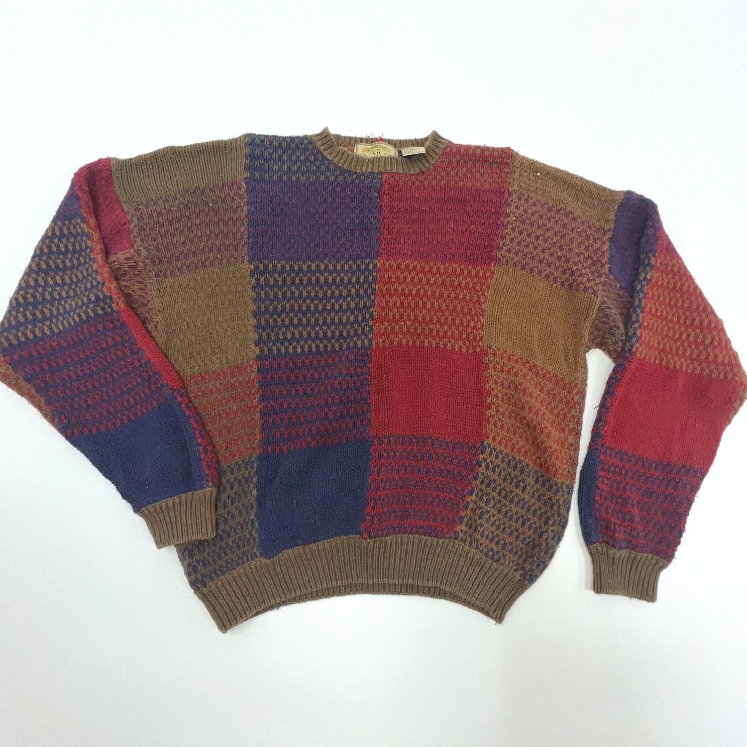 Vintage New River Co Mens Multicolor Sweater Men's XXL