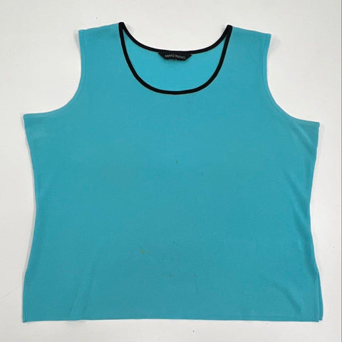 Ming Wang Women's Lot of 3 Tops Cardigan Jacket Tank Set Blue Black