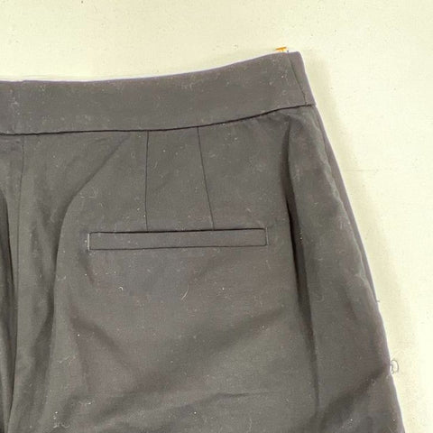 NWT Loft Versa Black Pure Spun Wide Leg Cropped Pants Women's Size 8