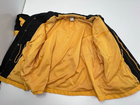 Vintage 90s Carhartt C48 Yellow Black Nylon Mesh Lined Jacket Coat Mens 2XL
