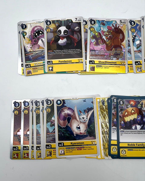 Digimon Card Game Lot ST19 Liberator Fable 04 Approximately 50 Cards See Photos