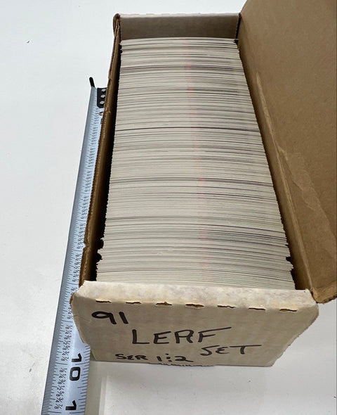 Baseball Card Lot Late 1980s-Early 1990s Donruss Leaf 3 Boxes See Photos