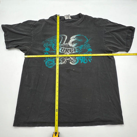 Vintage 1998 Sturgis Black Hills Rally Motorcycle T-Shirt Marathon