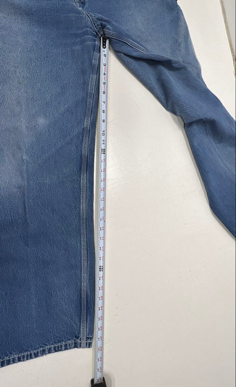 Vintage Y2K Big Smith Men's Blue Carpenter Jeans Relaxed Fit Denim Sz 44x34