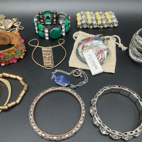 Pura Vida Fashion Costume Bracelet Jewelry Lot 35+ Bangles Cuffs Mixed Styles
