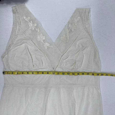Vintage 90s Women's Lingerie Lot Cine Star Nightgown Red Slip Sz 38 40 L XL