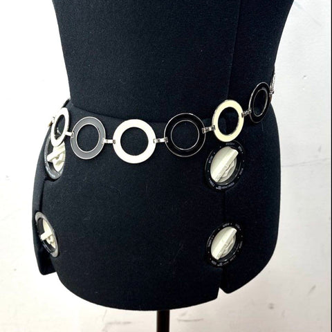 Fashion Chain Belts Jewelry Lot of 11 Gold Silver Tone Lion Heart Enamel