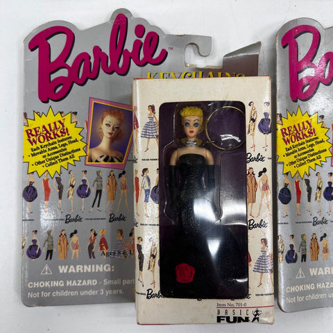 Barbie and Kelly Doll Lot Mattel Basic Fun 4 Pieces Sealed Vintage NIB