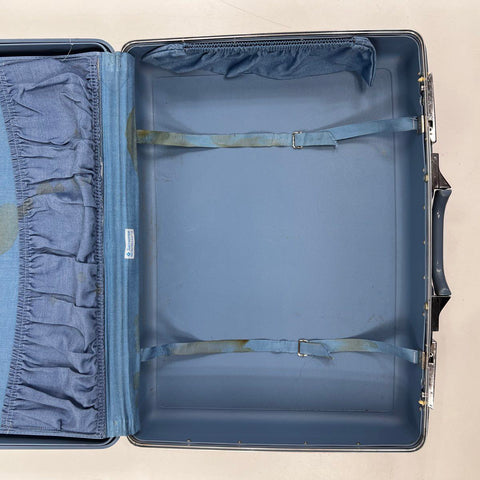 Vintage Samsonite Montbello II Blue Hardside Suitcase Luggage 24 Inch