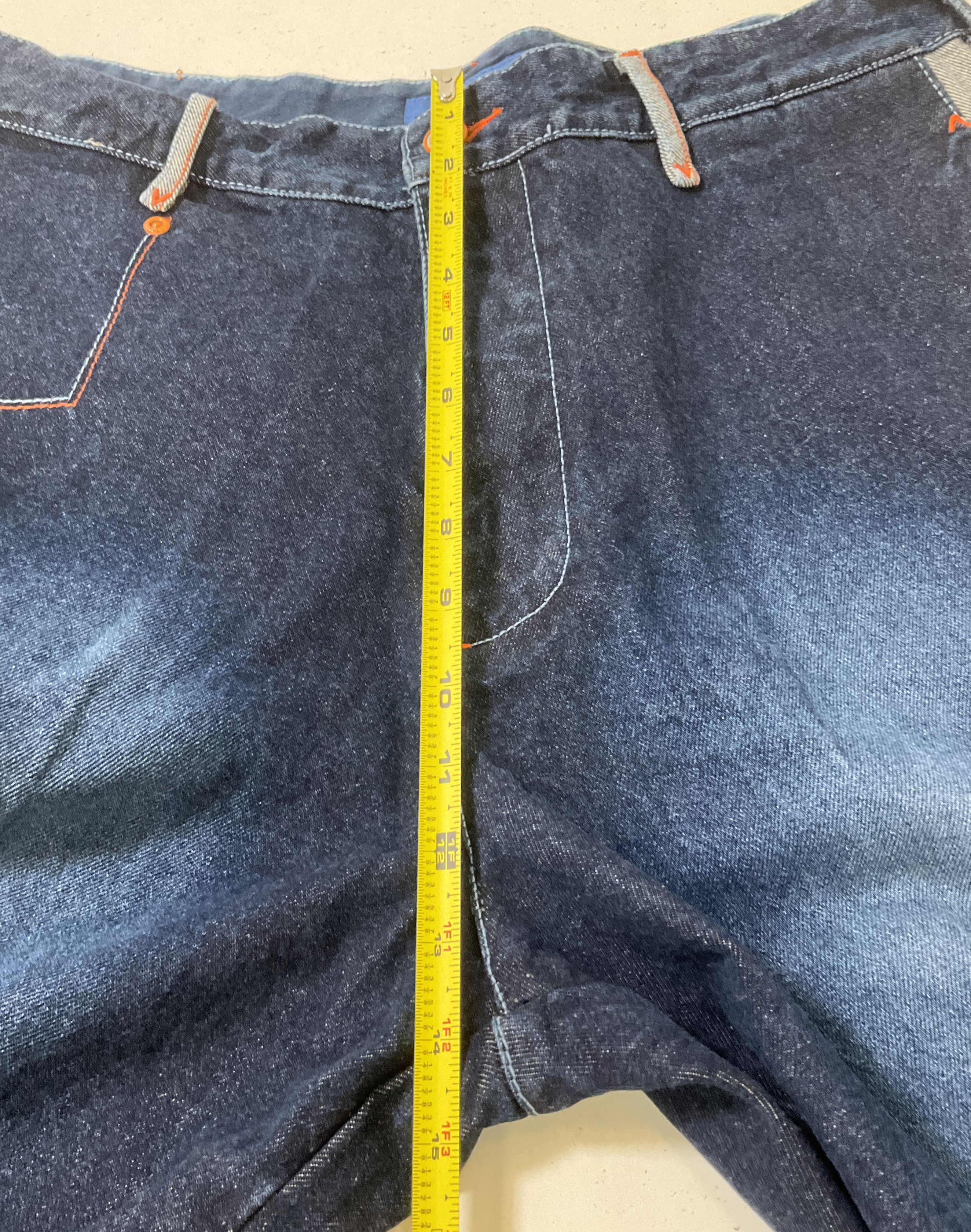 Platinum Fubu Men's Dark & Light Wash Jeans Sz 36x34 Vintage Hip Hop Streetwear
