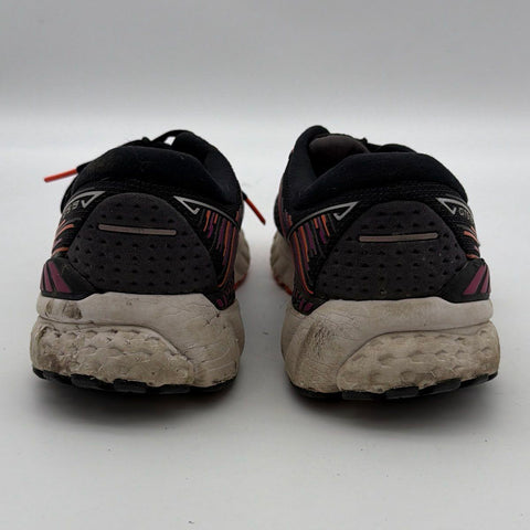 Brooks Adrenaline GTS 19 Black Purple Orange Running Shoes Women's Size 10