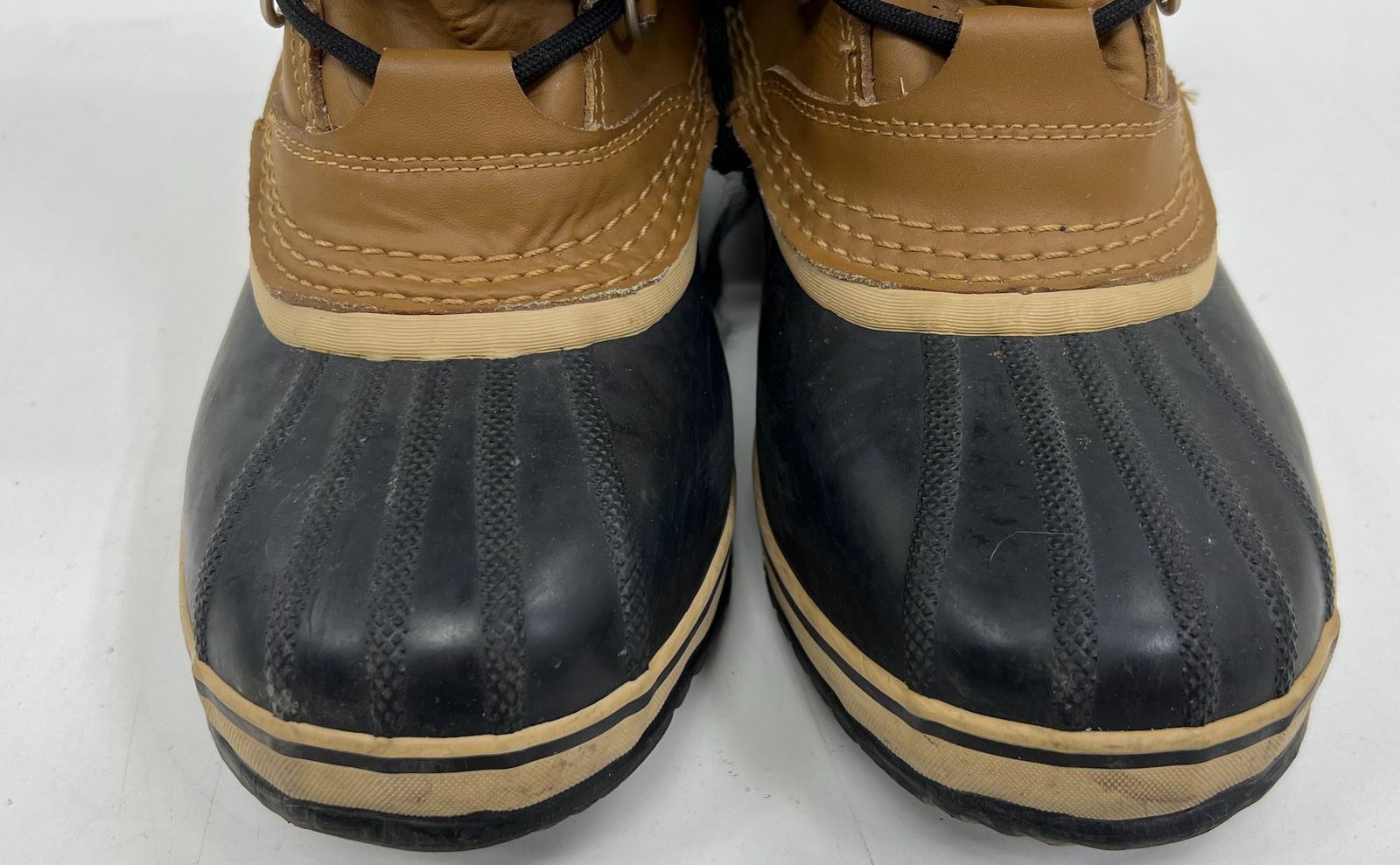 Sorel Youth 1964 Pac Strap Waterproof Winter Snow Boots Tan Black Womens Size 7