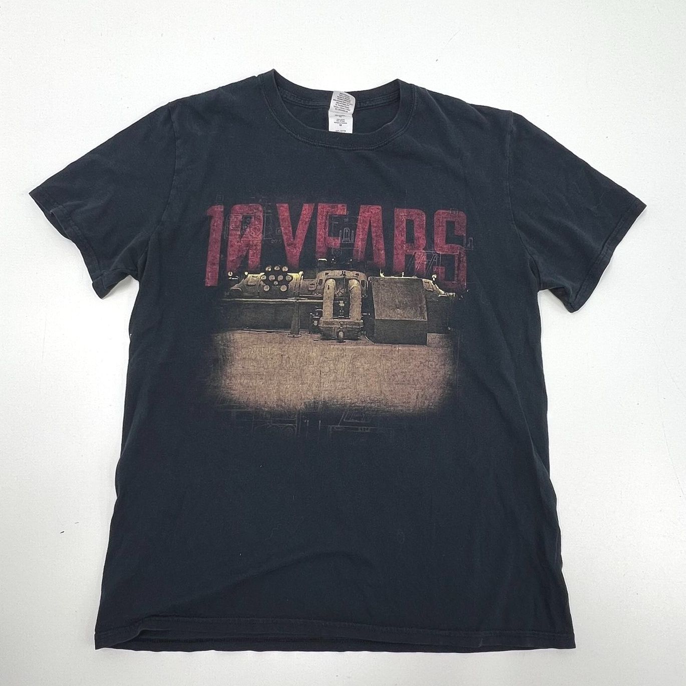 10 Years Minus The Machine Tour T Shirt 2012 Alt Metal Band Merch Size Medium
