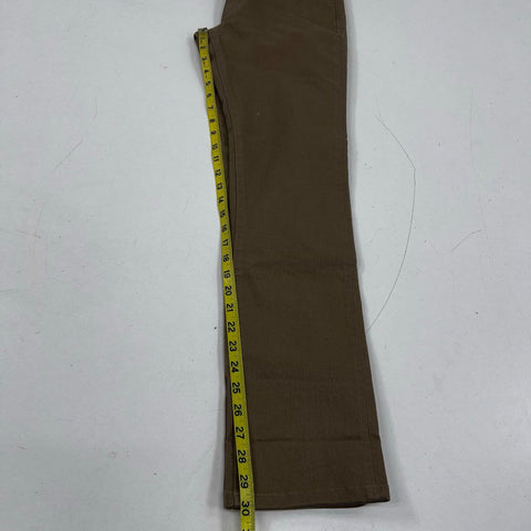 Uniqlo Men's Brown T-000 Original Basic Skinny Fit Tapered Pants Sz 30