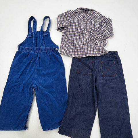 Vintage 70s 80s Toddler Boy Clothes Lot Buster Brown JCPenney 2T 24M 9pc