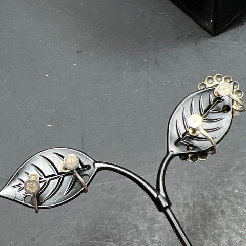 Vintage Sterling Silver Screw Back Earrings 14.54g
