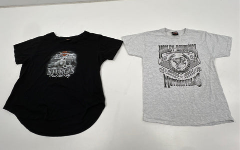 Vintage 90s 00s Harley-Davidson T-Shirt Lot 4 Pcs Sturgis Las Vegas Sz M