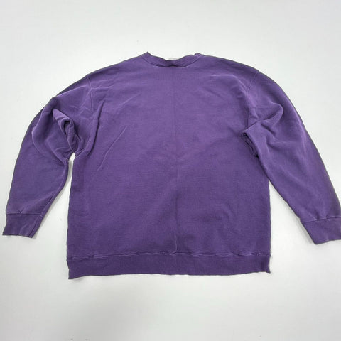 Vintage 90s Nike Embroidered Swoosh Crewneck Sweatshirt Made in USA Sz L