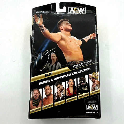 AEW Wrestling Figure Lot MJF Kenny Omega Akuma Britt Baker 3 Figures With Boxes