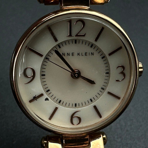 Anne Klein Vintage Ladies Watch Lot of 7 Gold Silver Tone Diamond Dial As-Is