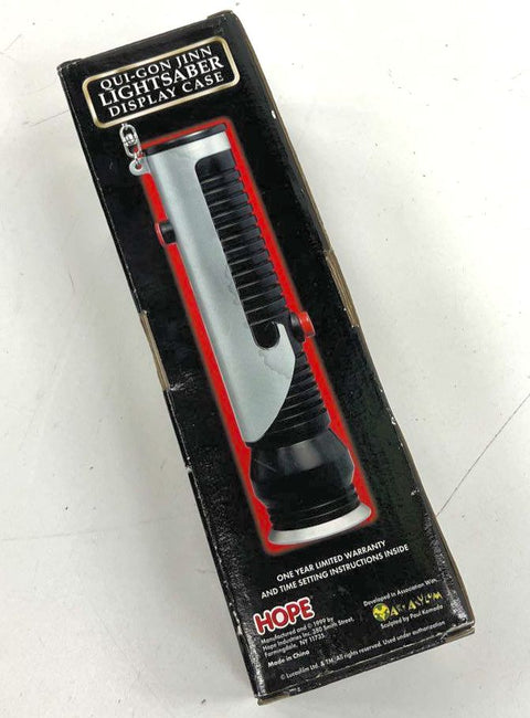 1999 Star Wars Ep I Anakin Skywalker Watch Qui-Gon Lightsaber Case New Sealed