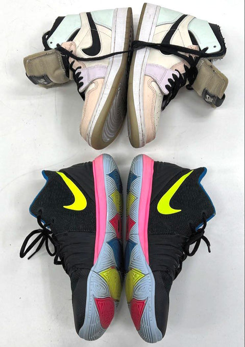 Lot of 3 Nike Jordan Air Max Kyrie Sneakers High Top Sz 6.5Y 7.5 8