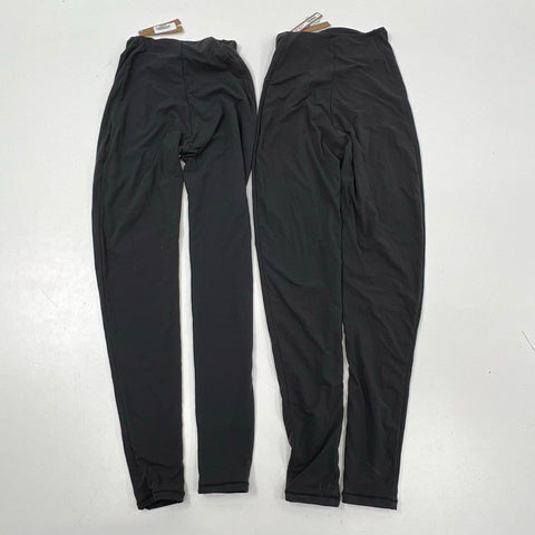 Skims Women's Fits Everybody Maternity Leggings Onyx Lot of 2 NWT Size S