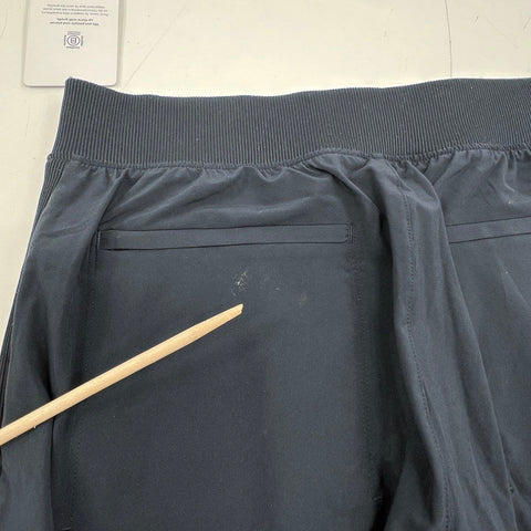 Athleta Women's Brooklyn Lined Pants Black Ribbed Side Stripe Sz 6P NWT