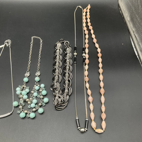 Chico's Lane Bryant Modern Fashion Jewelry Statement Necklace Lot of 9
