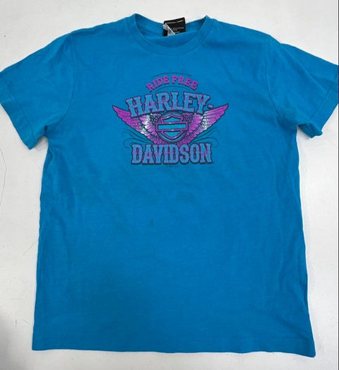 Harley-Davidson Kids Clothing Lot Moto Jacket Denim Jumper Tee Sz 18M 4T Youth L