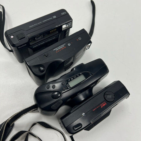 Kodak VR35 Minolta Freedom Zoom 35mm Film Point & Shoot Camera Lot of 4