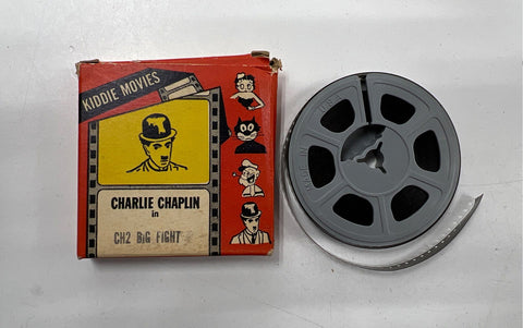 Vintage 8mm Film Lot 2 Reels Charlie Chaplin & Columbia Pictures Mr. Magoo