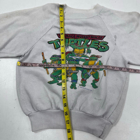 Vintage 1990 Teenage Mutant Ninja Turtles TMNT Crewneck Sweatshirt Kids Sz M