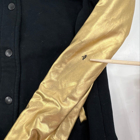 Jordan Youth Varsity Bomber Jacket Black Gold #23 Jumpman Logo Sz XL