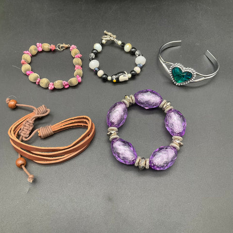 Express Rhinestone Beaded Cuff Bangle Fashion Jewelry Lot of 15 Pieces