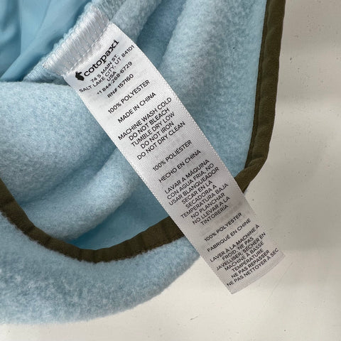Cotopaxi Abrazo Light Blue Colorblock Full Zip Fleece Jacket Women's XS
