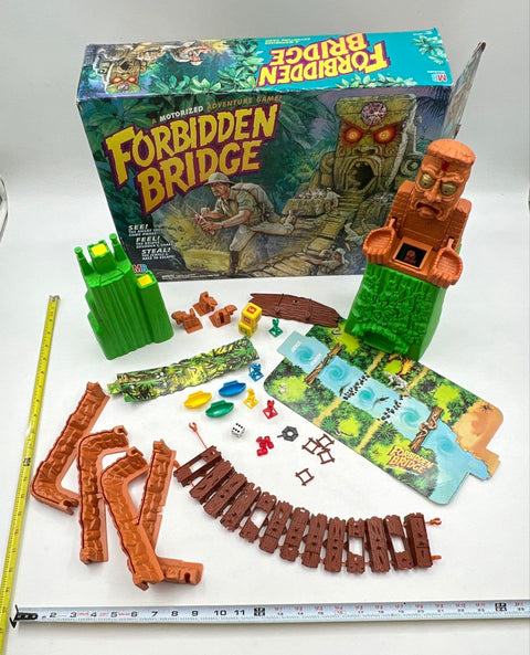 Forbidden Bridge 1992 Milton Bradley Game Replacement Pieces Parts Box As-Is