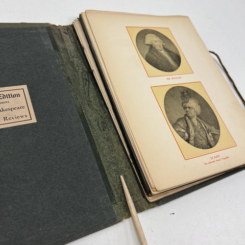 c.1900 Shakespeare Rare Print Collection Seymour Eaton Connoisseur Ed. Portfolio