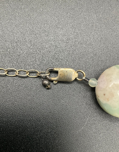 Vintage Sterling Silver 925 Natural Stone Geode Dendritic Jewelry Lot 6pc